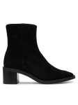 Calvin Klein Saapad Block Heel Ank Boot Suede HW0HW03221 Must
