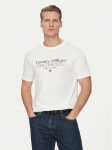 Tommy Hilfiger T-s&auml;rk Center Stack MW0MW38621 Valge Regular Fit M
