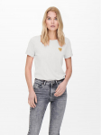 ONLY T-s&auml;rk Kita 15244714 Valge Regular Fit S