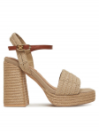 Tommy Hilfiger Espadrillid Rope Heel Platform Sandal FW0FW08425 Beež 41