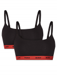 HUGO Top-rinnahoidjate komplekt Twin 50545691 Must