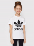 adidas T-s&auml;rk adicolor Trefoil H25246 Valge Regular Fit 4_5Y