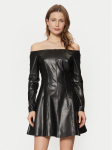 Guess Tehisnahast kleit W5RK43 K8S30 Must Regular Fit