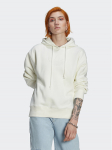 adidas Pluus Trefoil Graphic Embroidery Hoodie HM1636 Valge Loose Fit