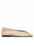 Tommy Hilfiger Baleriinad Soft Leather Ballerina Bow FW0FW08355 Roosa