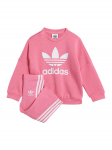 adidas Komplekti kuulub pluus ja retuusid JY1109 Roosa Flared Fit