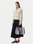Tommy Hilfiger K&auml;ekott Th City Satchel Jacquard AW0AW18733 Sinine