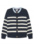 Tommy Hilfiger Kardigan Nautical Stripes KG0KG09696 Valge Regular Fit