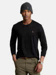 Polo Ralph Lauren Pikkade varrukatega T-s&auml;rk 710760121 Must Slim Fit