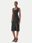 Patrizia Pepe Kokteilikleit 2A3010/JZ26-K103 Must Regular Fit