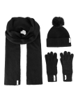 Beverly Hills Polo Club Komplekt m&uuml;ts, sall ja kindad BHPC-WC-002-AW24 Must