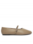 Calvin Klein Baleriinad Oblique Ballerina Mj Lth Hdw HW0HW02847 Pruun