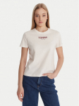 Tommy Jeans T-s&auml;rk Essential DW0DW21842 Valge Regular Fit
