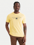 Tommy Hilfiger T-s&auml;rk Brand Love MW0MW42365 Kollane Regular Fit