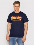 Thrasher T-s&auml;rk Flame Tumesinine Regular Fit