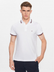 Tommy Hilfiger Polo s&auml;rk 1985 MW0MW30750 Valge Slim Fit