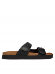 Tommy Hilfiger Pl&auml;tud Cork Adjustable Lth Sandal FM0FM05754 Must
