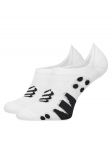 Compressport Sneaker-sokid No Show XU00045 Valge