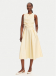 Elisabetta Franchi Kokteilikleit ABT5252E2 DC7 Kollane Regular Fit