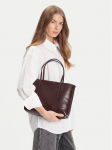 Calvin Klein K&auml;ekott Emblem Aop Small Tote LV04F3267G Bordoopunane