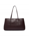 Calvin Klein K&auml;ekott Emblem Aop Medium Work Tote LV04F3786G Bordoopunane