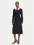 KARL LAGERFELD Kootud kleit B4W13054 Must Regular Fit