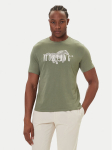 Mustang T-s&auml;rk Austin 1016858 Roheline Regular Fit