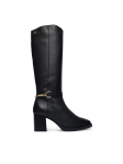 Tommy Hilfiger Ratsasaapad Th Stud Heel Riding Knee Boot FW0FW09551 Must