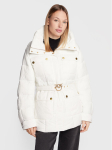 PINKO Talvejope Olga 1G18JC A082 Valge Relaxed Fit