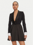 Elisabetta Franchi Kokteilikleit AB-710-47E2-V560 Must Regular Fit