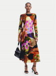 Desigual Igap&auml;evane kleit Petals Lacroix 24WWVW18 V&auml;rviline Regular Fit S