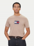 Tommy Hilfiger T-s&auml;rk Linear Flag MW0MW41338 Beež Regular Fit XXL