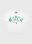 United Colors Of Benetton T-s&auml;rk 3096C10BA Valge Boxy Fit