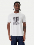 HUGO T-s&auml;rk Deyss 50553755 Valge Regular Fit