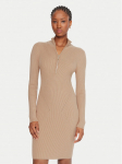 Guess Igap&auml;evane kleit W5BK45 Z0572 Beež Slim Fit