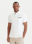 Barbour Polo s&auml;rk Premium CorpatchMML1496WH11 Valge Tailored Fit M