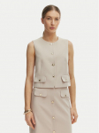 Rinascimento &Uuml;likonna vest CFC0128265003 Beež Slim Fit