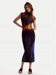 Desigual Kokteilikleit Psicho Animal 26SWVK41 V&auml;rviline Slim Fit XL