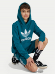 adidas Pluus Trefoil IY7440 T&uuml;rkiissinine Regular Fit