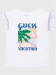 Guess T-s&auml;rk J3GI26 K8HM0 Valge Regular Fit