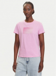Tommy Jeans T-s&auml;rk Gradient Flag DW0DW20905 Roosa Regular Fit L