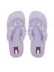 Tommy Jeans Varbavahesandaalid Braided Thong Beach Sandal EN0EN02877 Lilla
