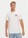 Tommy Jeans T-s&auml;rk Essential Flag DM0DM20740 Valge Slim Fit