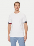 Tommy Hilfiger T-s&auml;rk Global Stripe MW0MW38078 Valge Regular Fit