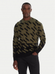 KARL LAGERFELD Kampsun 655022 554305 Roheline Regular Fit