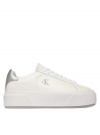 Calvin Klein Tossud Flatform Lace Up Lth Met YW0YW01929 Valge