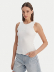 Calvin Klein Jeans Top LV047E200G Valge Slim Fit