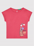 United Colors Of Benetton T-s&auml;rk 3096G102W Roosa Regular Fit