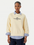 Tommy Hilfiger Pluus Crest Embroidery WW0WW48733 Beež Relaxed Fit