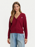 Guess Jeans Kardigan W4BR16 Z3HO2 Punane Regular Fit